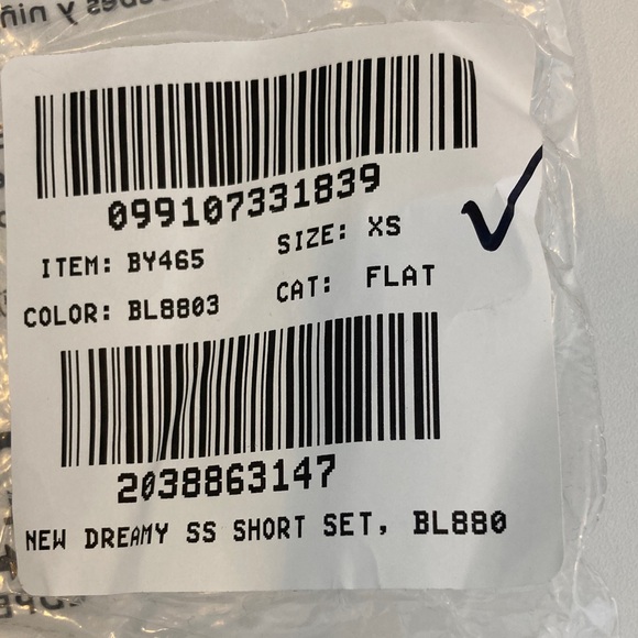 J. Crew Women's Pajama short set in end-on-end cotton XS Navy - Picture 2 of 6